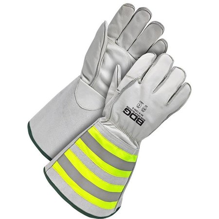 BDG Lined Grain Cowhide Utility Glove, Medium, Shrink Wrapped 60-9-1290-M-K